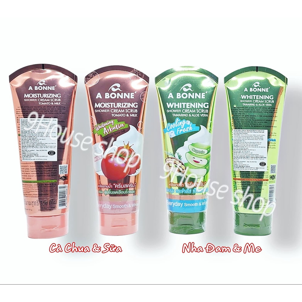 01 Sữa Tắm Trắng Da ABONNE Thái Lan 350gram