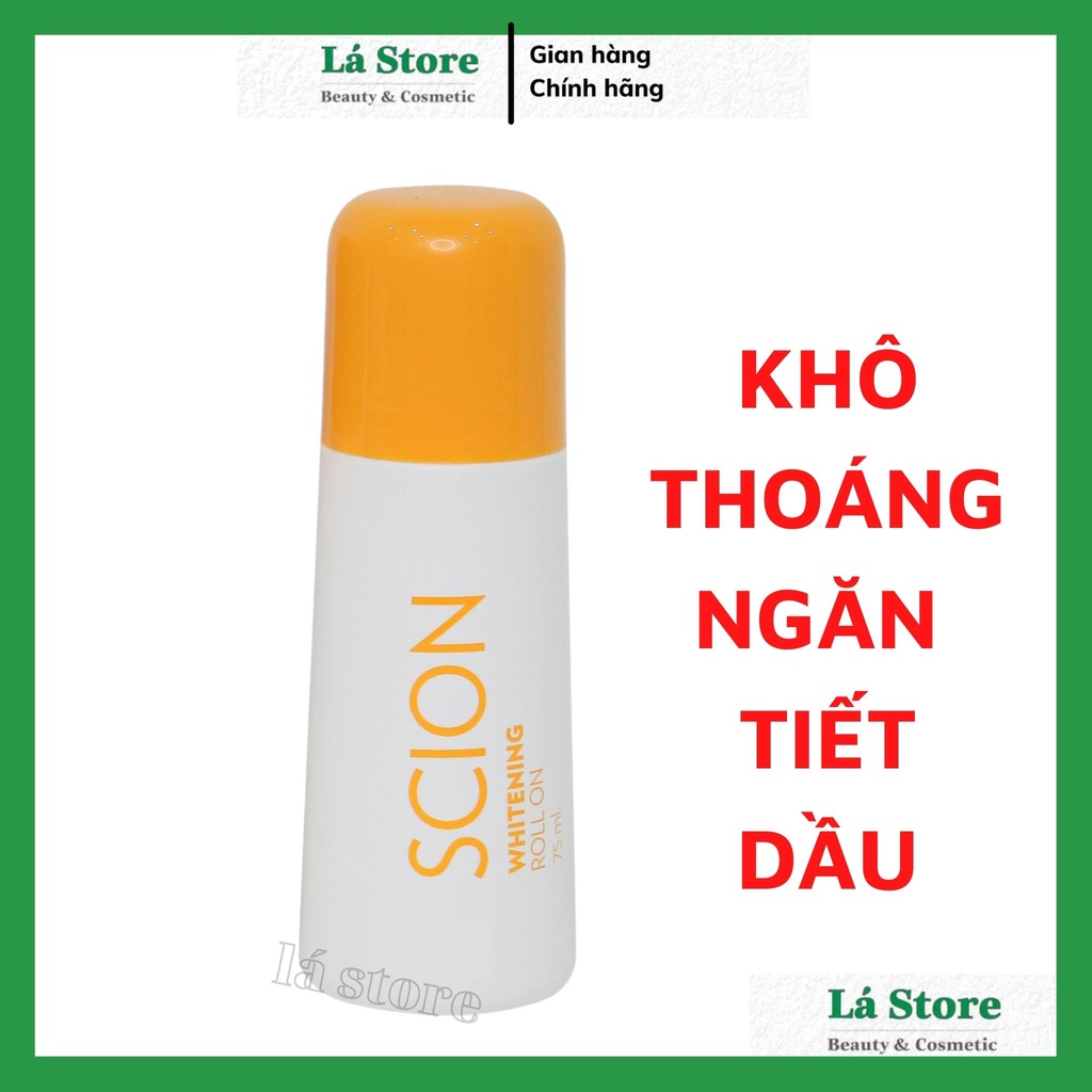 Lăn Khử Mùi Scion Whitening Roll On 75ml - Lăn nách Scion mẫu mới 2021