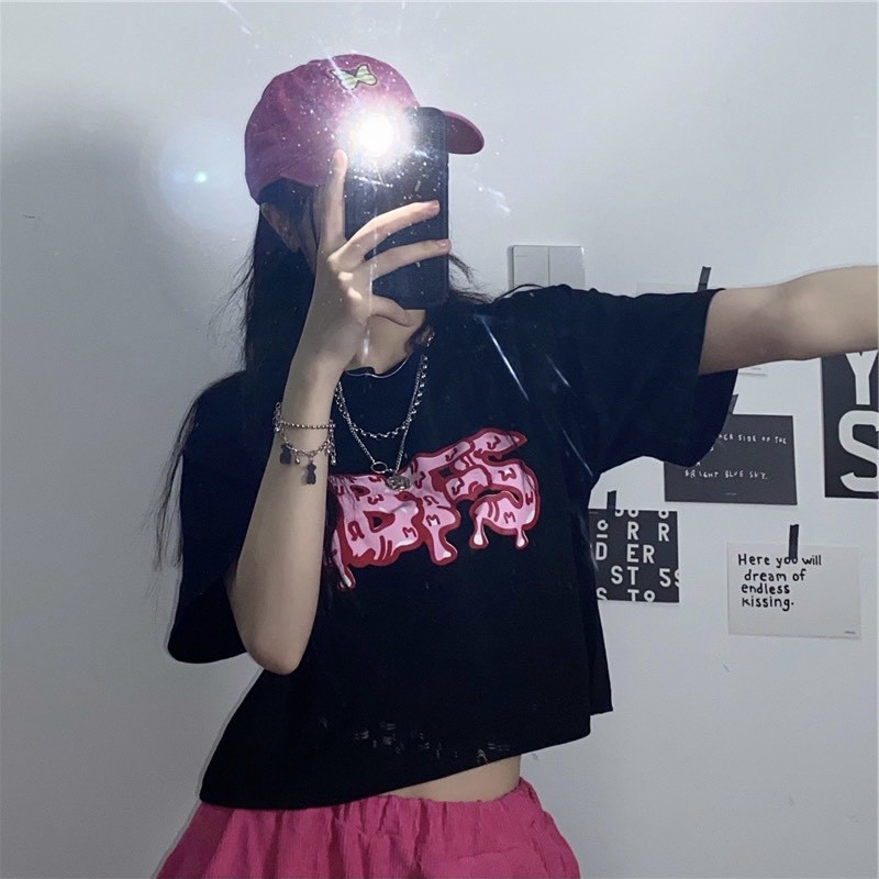 Áo Croptop Cotton 100% nữ form rộng freesize Neko.sg CT02