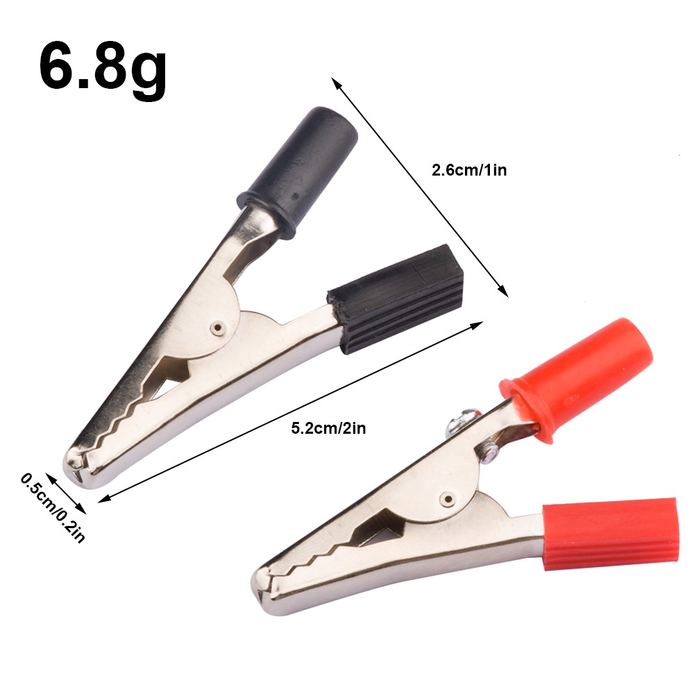 Kẹp cá sấu Pcbfun 029 bằng kim loại cách điện tiện dụng