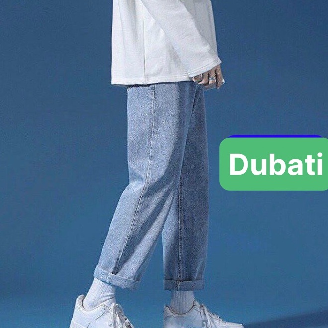 QUẦN JEAN NAM CHẤT BÒ XANH BIỂN TRON KIỂU HÀN QUỐC- DB 5678- DUBATI FASHION