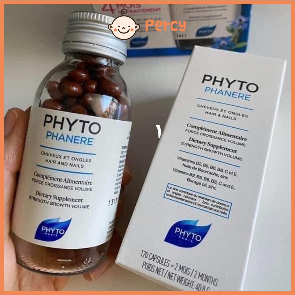 Viên Uống Kích Thích Mọc Tóc Và Móng Phyto 120 viên