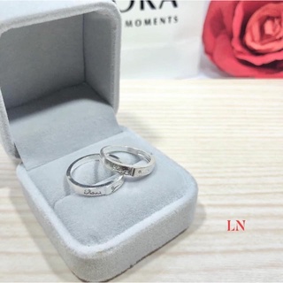 MOON SILVER - NHẪN ĐÔI BẠC PHONG CÁCH ĐƠN GIẢN