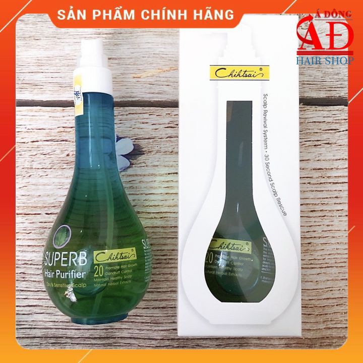 Tinh dầu hỗ trợ trị gàu, làm mát dịu da đầu Chihtsai No.20 Superb Hair Purifier 250ml