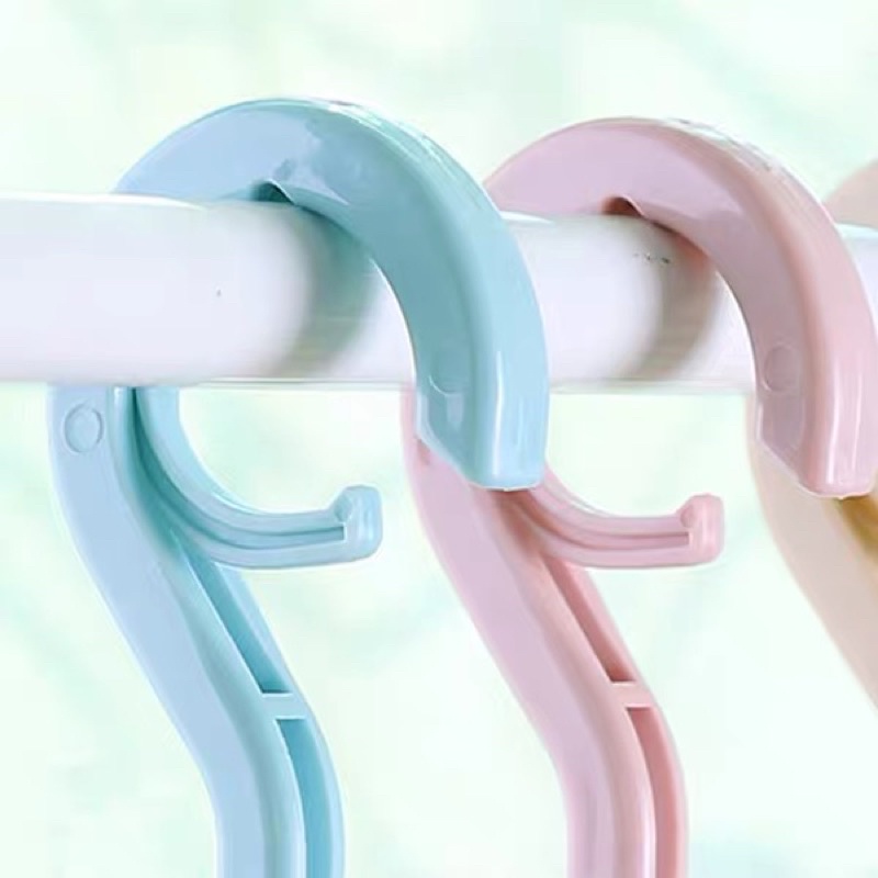 Móc 8 kẹp phơi tất, móc phơi đồ lót chống bay chống rơi ( shop giao màu ngẫu nhiên )