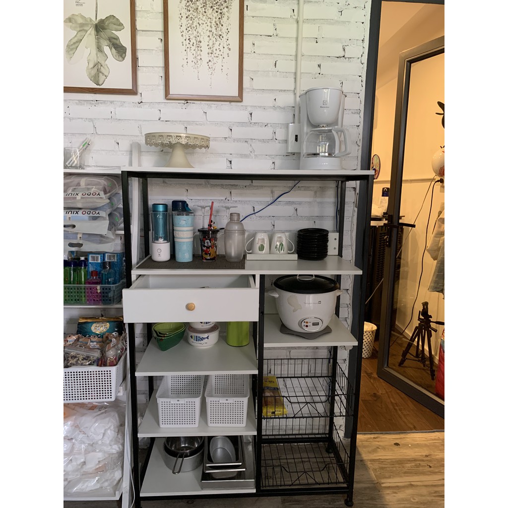 Kệ để lò nướng, lò vi sóng đa năng 5 tầng Khung sắt YL195 - 101x90x35 cm | BigBuy360 - bigbuy360.vn