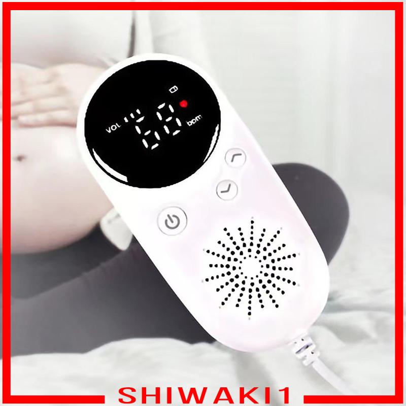 Máy đo nhịp tim thai nhi đầu dò 2.5MHz với màn hình LCD cho mẹ bầu