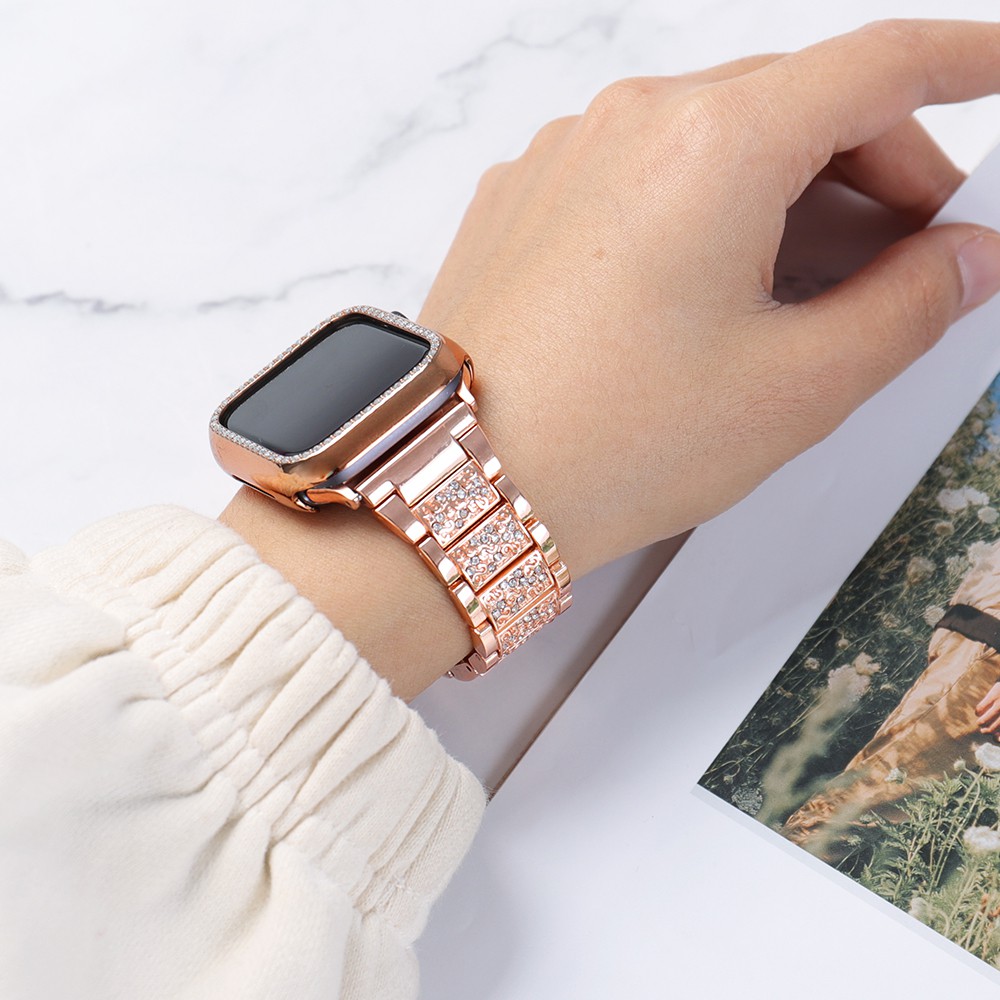Dây Đeo Và Ốp Bảo Vệ Cho Đồng Hồ Thông Minh Apple Watch series 8 / 7 / SE / 6 / 5 / 4 / 3 / 2 / 1 49mm 41mm 45 mm 44 mm 40 mm 42 mm 38 mm
