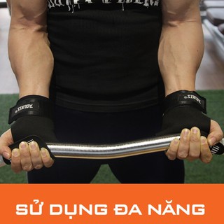 Găng đệm pad nopain no gain, găng tay tập gym đa năng