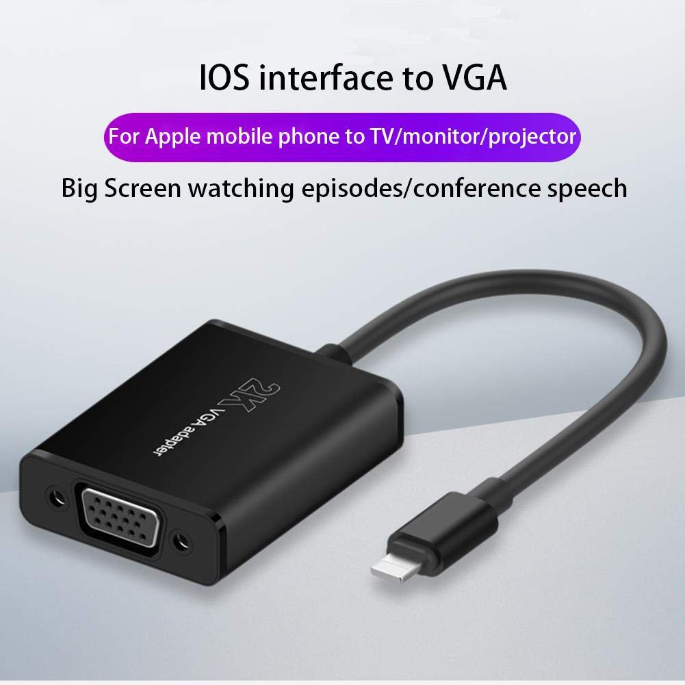 Đầu chuyển cổng lightning sang VGA cho iPhone