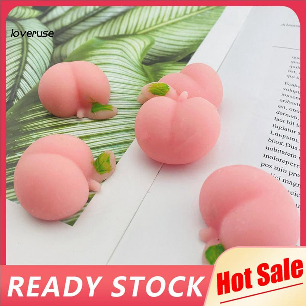 Đồ Chơi Xốp Squishy Giảm Stress Hình Quả Đào Dễ Thương Cho Bé