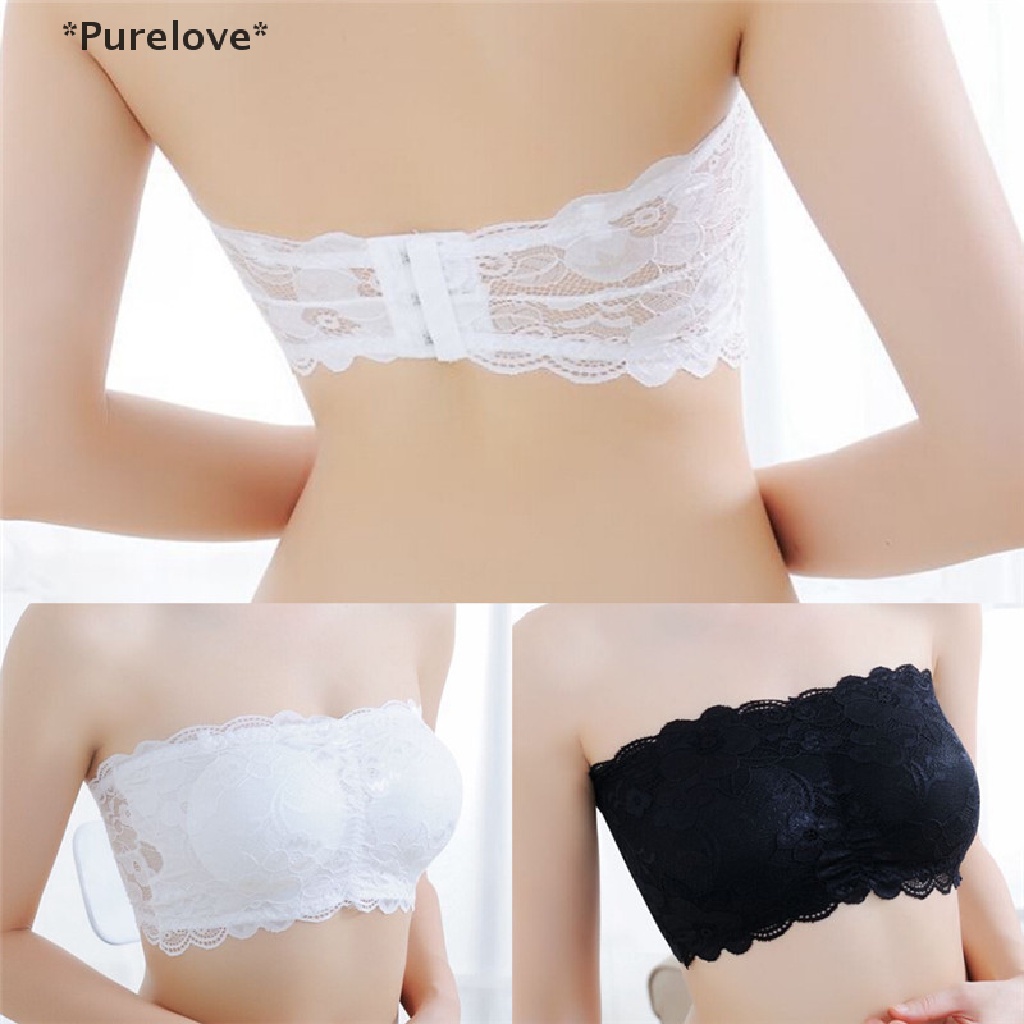 [Purelove] Áo lót Không Dây Co Giãn Nâng Ngực Không Đường May Có Đệm Ngực [Hot