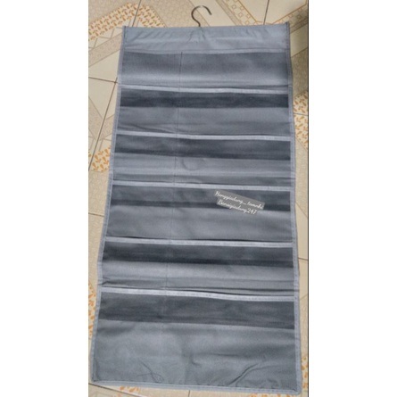 Xám/Be Túi treo tất , treo đồ lót 2 mặt 30 ngăn