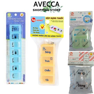 Hộp Đựng Thuốc Tiện Lợi Cho Người Hay Quên Hofaco ( Giao Màu Ngẫu Nhiên)