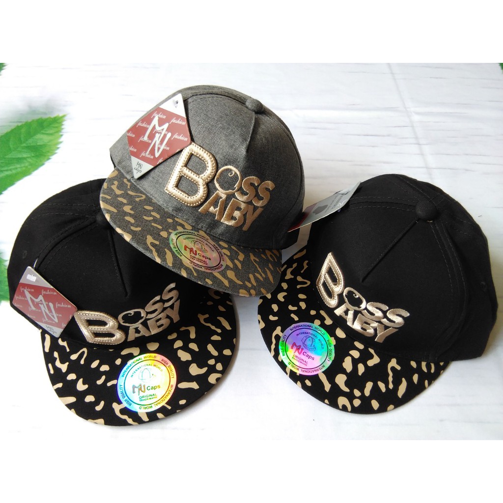 NÓN SNAPBACK HIPHOP BOSS BABY cho bé từ 4 tuổi trở lên