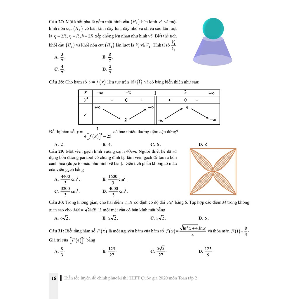 Sách - CC Thần tốc luyện đề 2020 môn Toán tập 2 | BigBuy360 - bigbuy360.vn