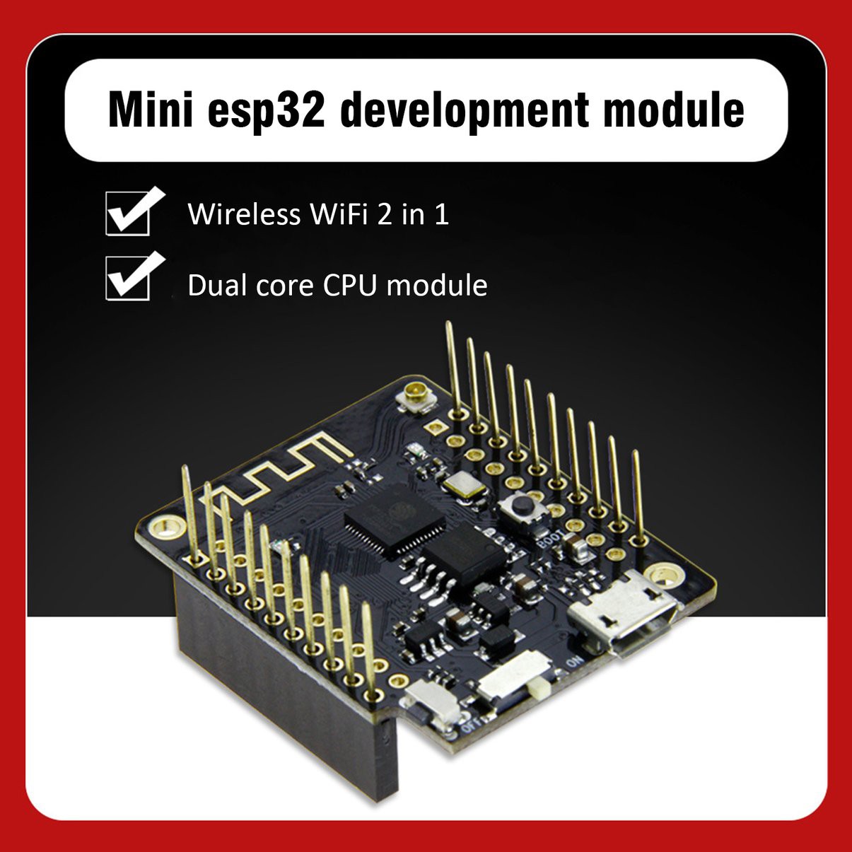 Bảng Mạch Phát Triển Wifi Mini32V2.0.13 Esp32 1.14 Inch