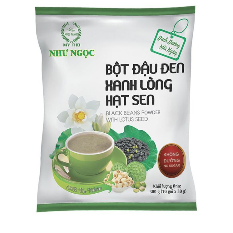 BỘT ĐẬU ĐEN XANH LÒNG NHƯ NGỌC 300G { THỰC PHÂM VÌ SỨC KHOẺ }