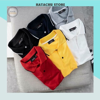 Áo POLO Nam Chất Thun Co Giãn, Áo Thun Nam Cổ Bẻ Cotton cổ có viền