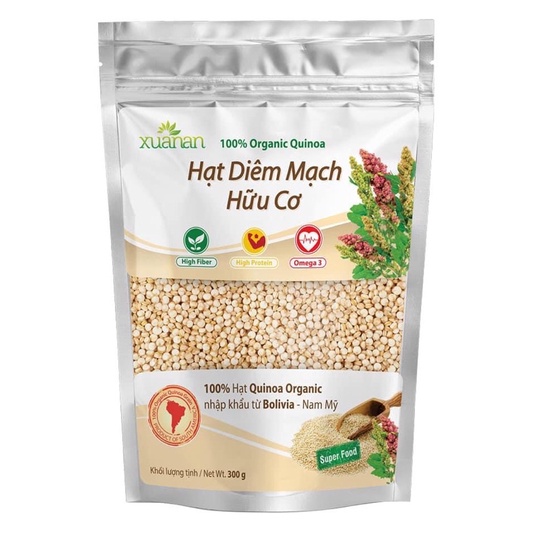 Hạt Diêm Mạch Hữu Cơ 300g