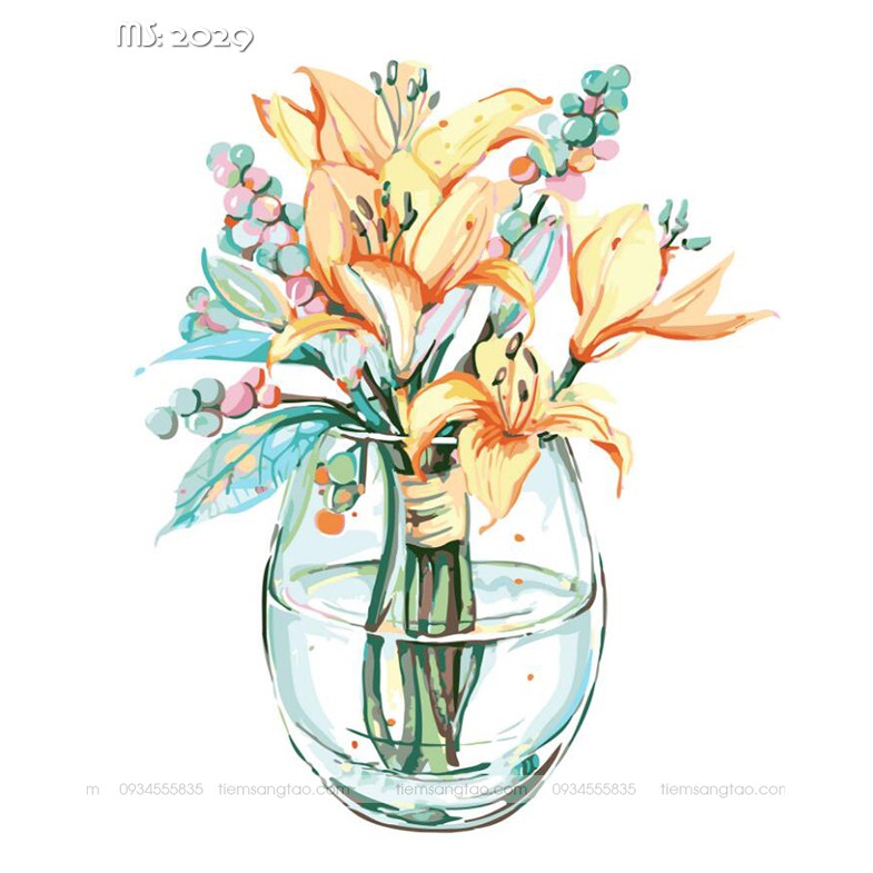 Tranh sơn dầu số hóa tự tô TINH KHÔI - Có Khung | BigBuy360 - bigbuy360.vn