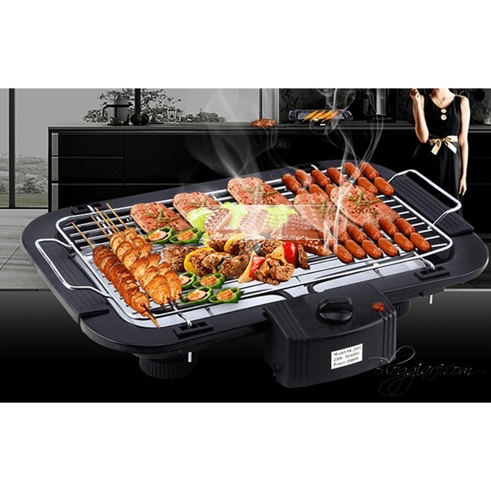 Bếp Nướng Điện Không Khói BBQ Hàn Quốc – bếp nướng loại dài cao cấp tiện dụng thỏa sức mang theo du lịch.