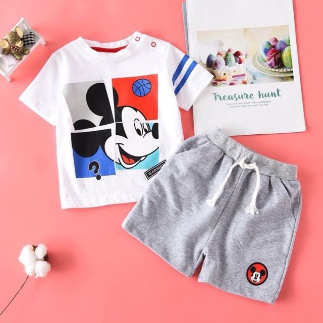 Set bộ mickey bé trai baby club