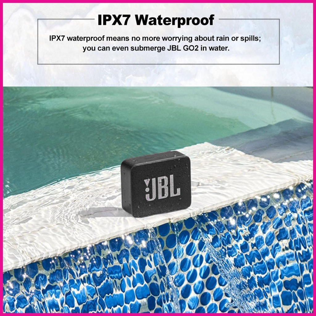 Loa Bluetooth Không Dây JBL GO2 Mạ Vàng Gạch 2nd Generation Siêu Trầm Chất Lượng Cao