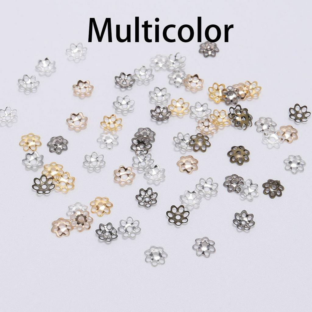 St.kunkka 600 mũ chụp đế hoa hạt cườm bằng kim loại dùng để làm đồ nữ trang thủ công DIY