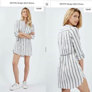 Váy sơmi kẻ cá tính xuất dư new look