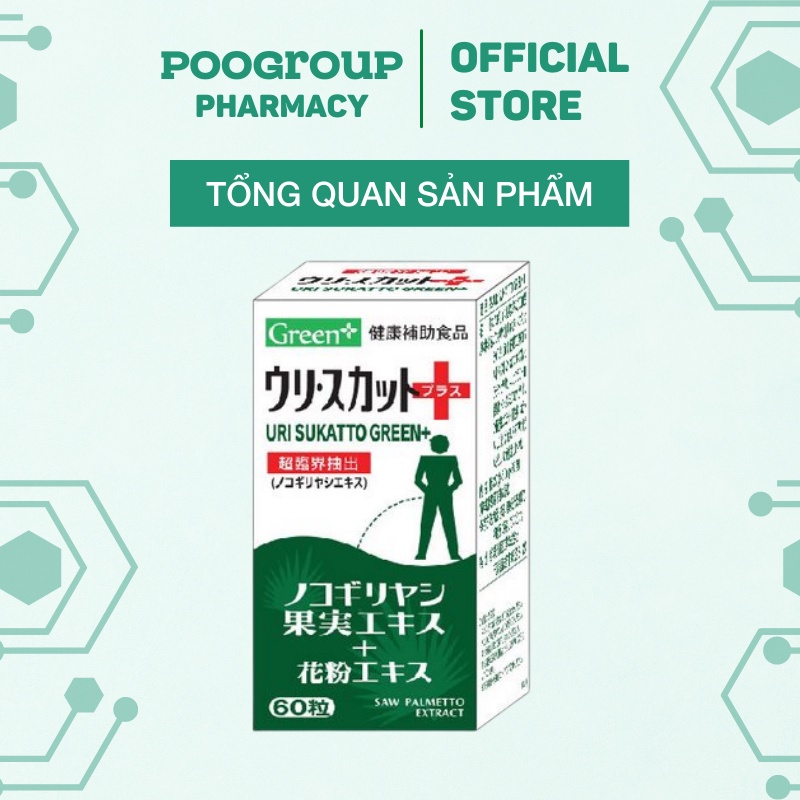 Viên uống Uri Sukatto Green Plus Hỗ trợ tăng cường sinh lực phái mạnh