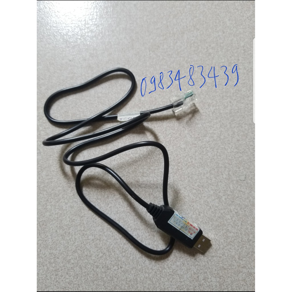 Cáp lập trình đàm taxi ICOM