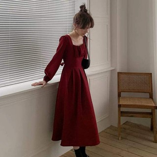 Váy đỏ dáng dài (có ảnh thật)
