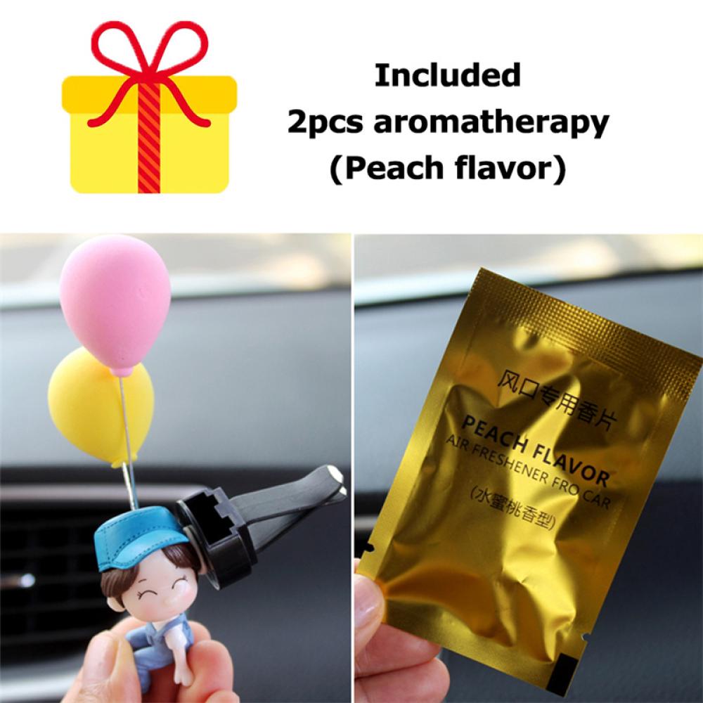 Kẹp Khuếch Tán Nước Hoa Gắn Điều Hòa Xe Hơi M4T6 Họa Tiết Hoạt Hình Dễ Thương