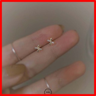 Bông tai nhỏ xinh cỏ 3 lá may mắn Grass – ViVi_Gift