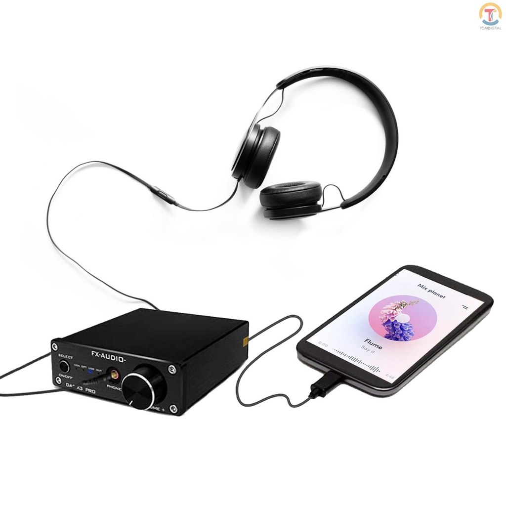 Bộ Khuếch Đại Âm Thanh Xe Hơi FX-Audio X3PRO DAC Kỹ Thuật Số Qua Analog Bằng PC-USB/USB/Coaxial DC5V EU Plug