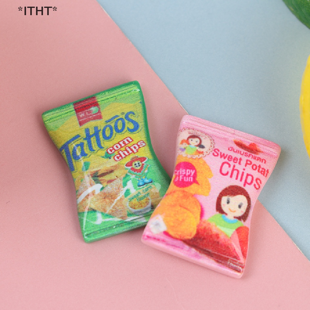 Bộ 10 mô hình kẹo 1: 12 1: 6 trang trí nhà búp bê xinh xắn