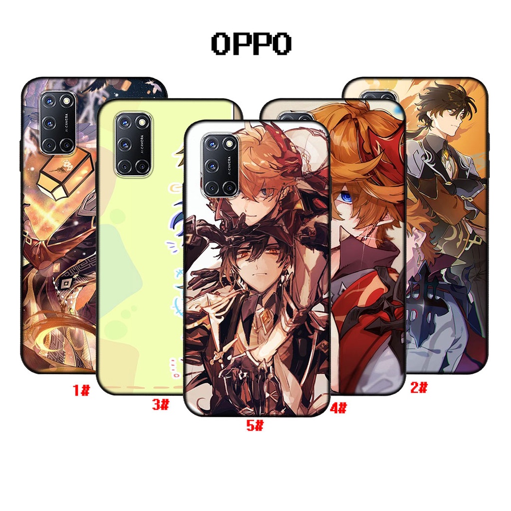 Ốp Điện Thoại Silicon Mềm Hình Game Genshin Impact Cho OPPO A91 F15 A8 A31 A92 A72 A52 Reno Z 2 3 2Z 2F 10X Ace UI033