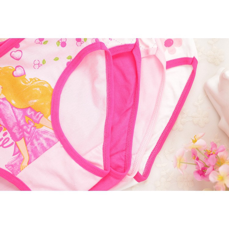 Bộ 3 quần lót in hình hoạt hình xinh xắn dành cho bé gái