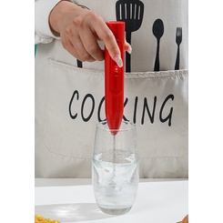 Dụng cụ đánh trứng, đánh sữa, tạo bọt cafe Cầm Tay mini không dây, có 2 đầu đánh bằng thép không gỉ, sạc cổng micro USB