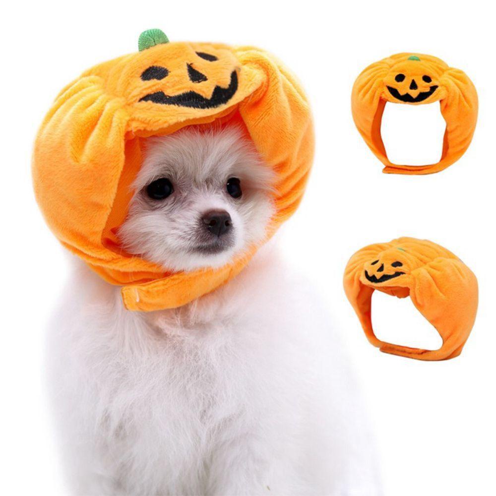 Mũ Hóa Trang Halloween Hình Quả Bí Ngô Vui Nhộn Cho Thú Cưng