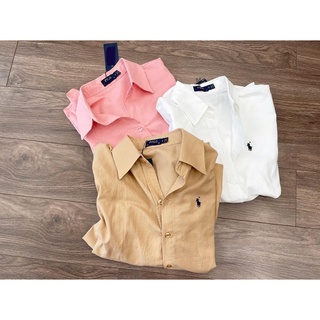 ÁO SƠMI LINEN THÊU LOGO 🐎