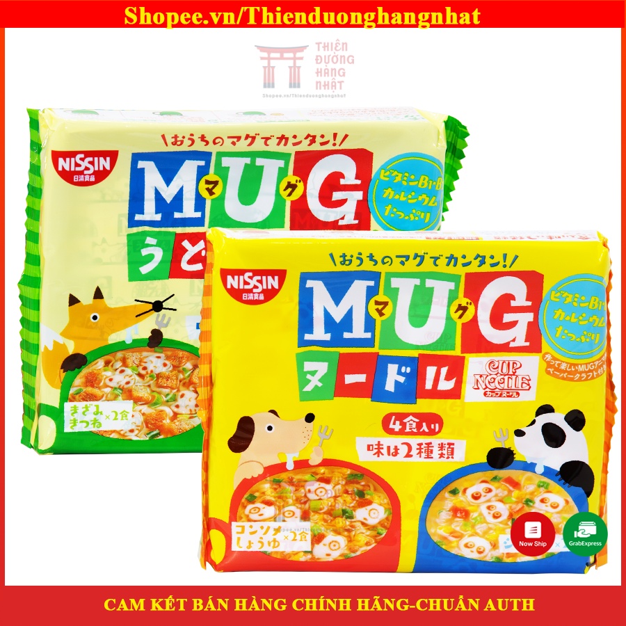 Mì Mug Nissin, mì chú hề Apaman Nissin ăn liền cho bé