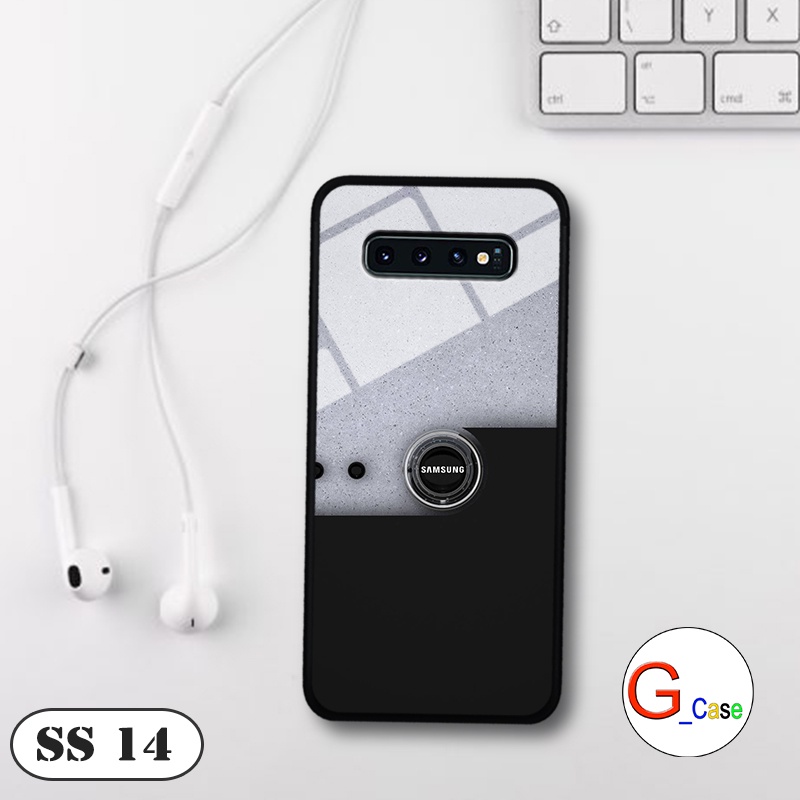 Ốp lưng Samsung Galaxy S10 Plus  - in hình 3D Logo điện thoại