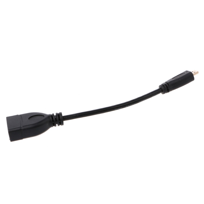 1 Đầu Chuyển Đổi Micro HDMI Type D Đầu Dương Sang HDMI Type A Đầu Âm