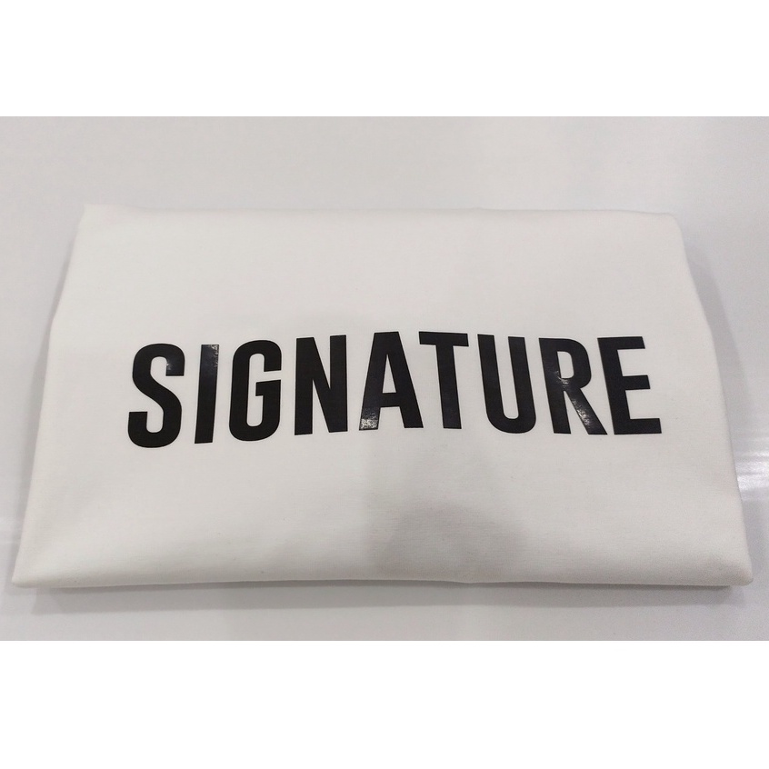 Áo thun Unisex WB Signature Áo thun nam nữ tay lỡ form rộng oversize trắng đen | BigBuy360 - bigbuy360.vn