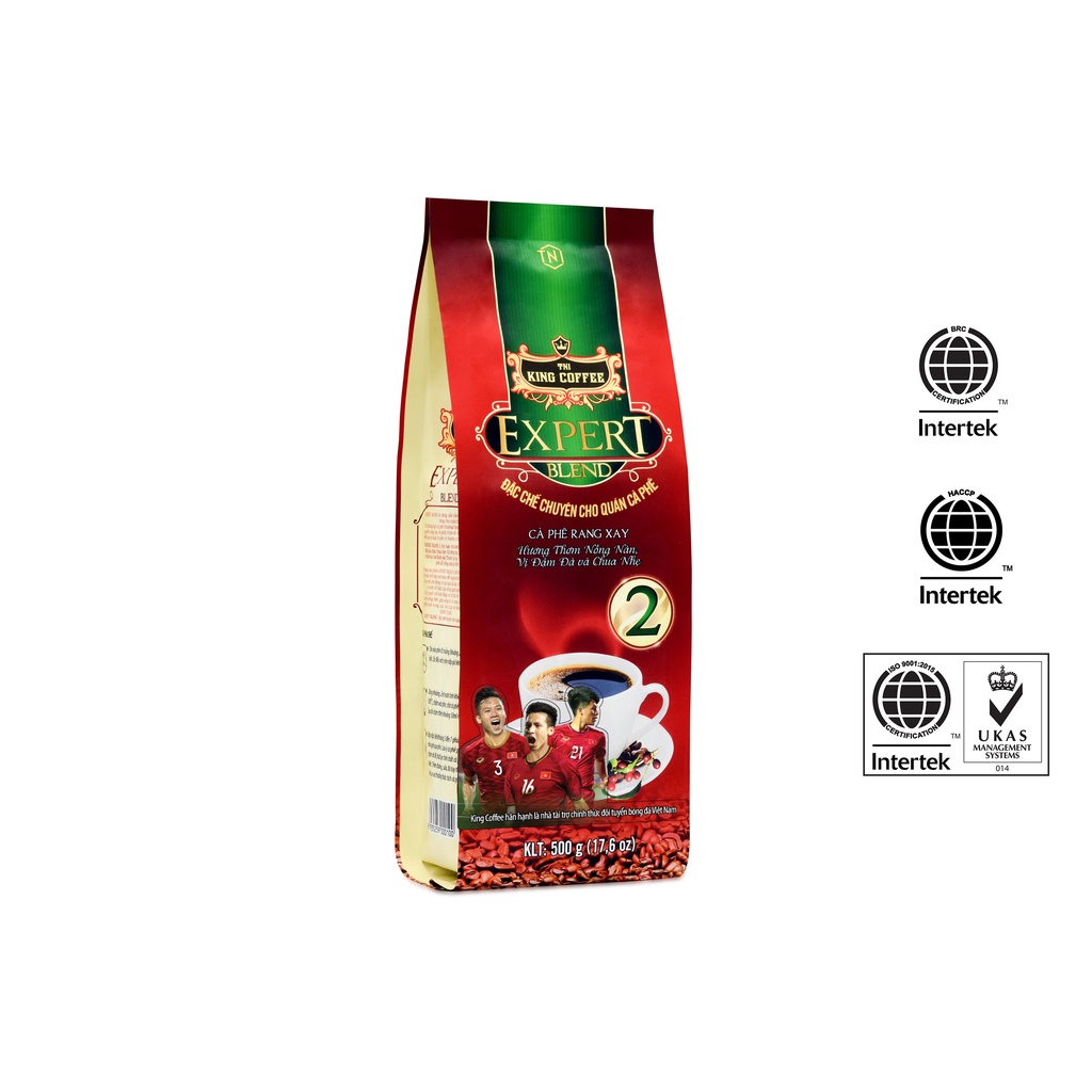 Combo 5 Cà Phê Rang Xay Expert Blend 2 KING COFFEE - Túi 500g