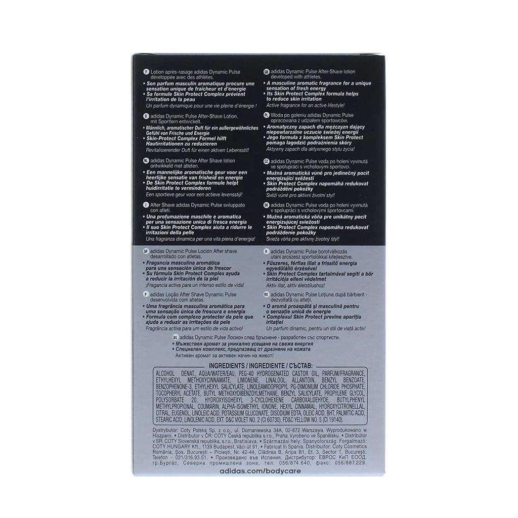 Nước hoa nam Adidas Dynamic Pulse Aftershave for Men, 100ml