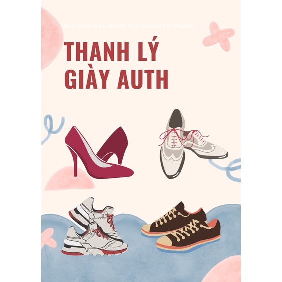 Thanh lý / pass giày auth size 39 38