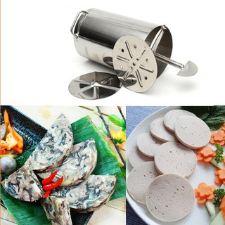 [ 1kg - 2kg ] khuôn làm giò chả Inox tại nhà - dụng cụ làm thịt đông giò thủ